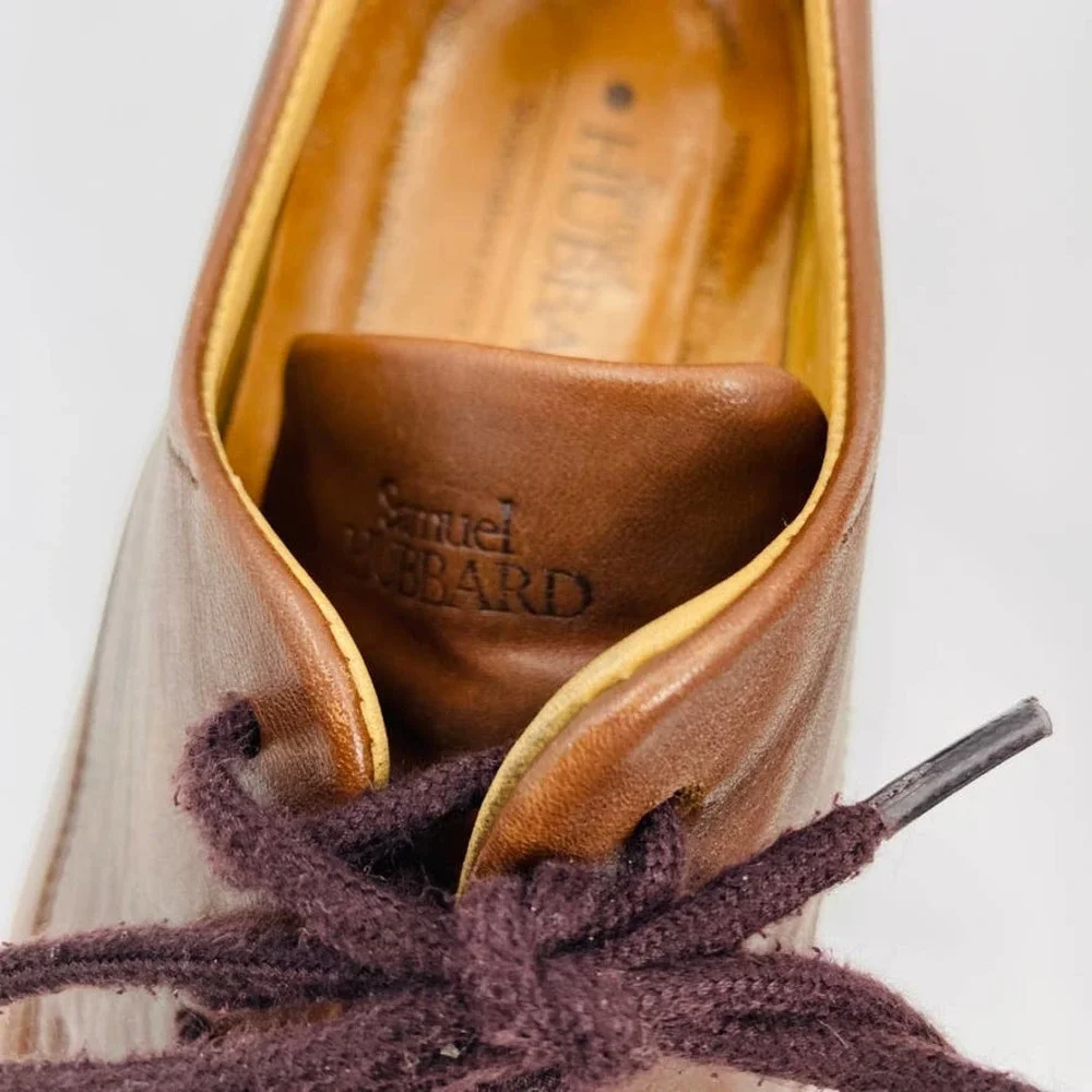 Samuel Hubbard Founder Men's Chestnut Brown Oxford M2100-041 Size 8 Vibram
